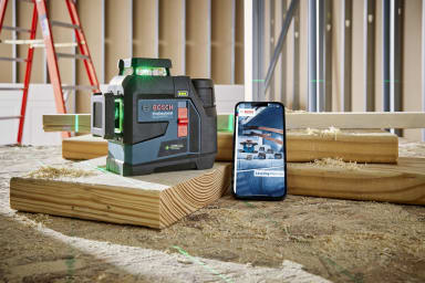 Bosch GLL330-42CGL 12V Max 360⁰ Connected Green-Beam Three-Plane Leveling and Alignment Laser with (1) 12V Battery