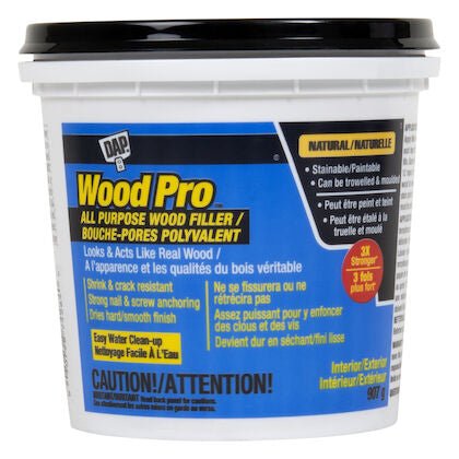 Dap 946ml WOOD PRO All Purpose Wood Filler - Mississauga Hardware Centre Inc