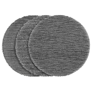 Milwaukee 3” Assorted 80, 120, 180 Grit Mesh Sanding Discs with POWERGRID™ Tear Resistant Mesh – 36 pk + 3 Pad Savers