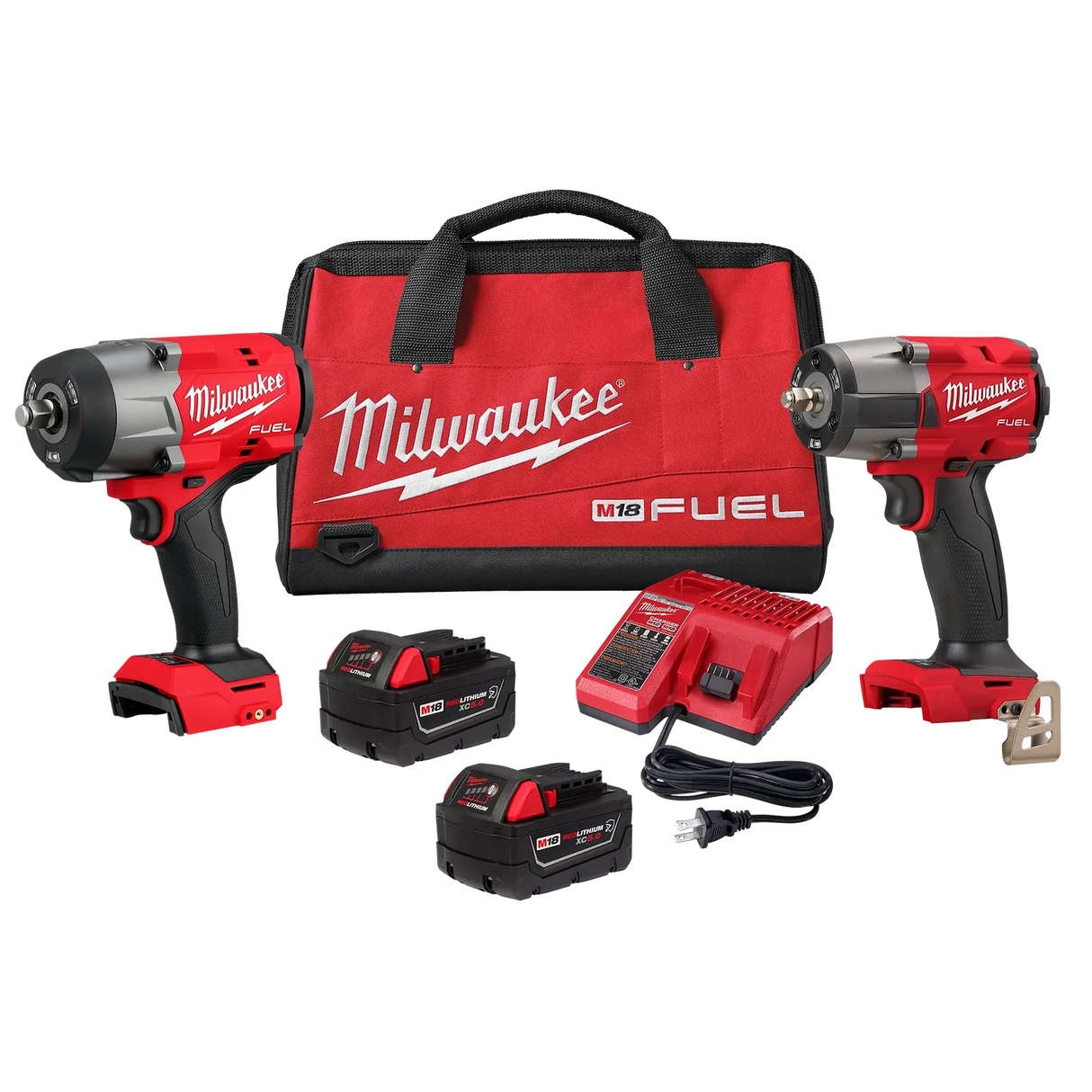 Milwaukee 3010-22 M18 FUEL™ 1/2" HTIW & 3/8" MTIW Automotive Combo Kit
