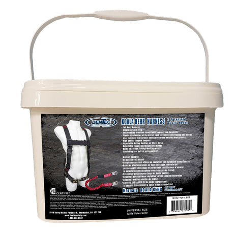 DENTEC Koala Behr Harness & 6ft Lanyard Kit in Bucket - Mississauga Hardware Centre Inc