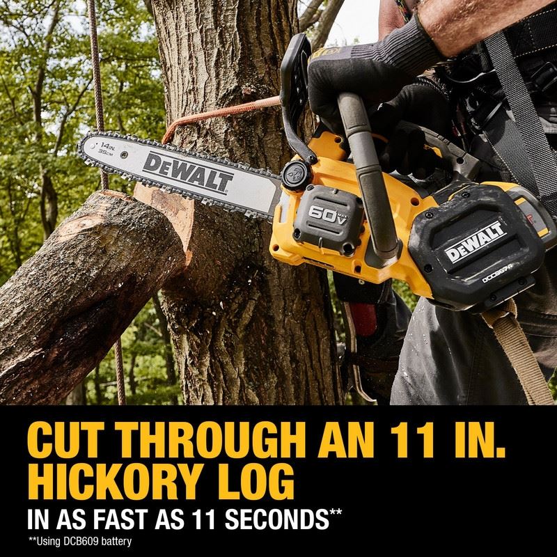 DEWALT DCCS674X2 60V MAX 14 In. Top Handle Chainsaw Kit - Mississauga Hardware Centre Inc