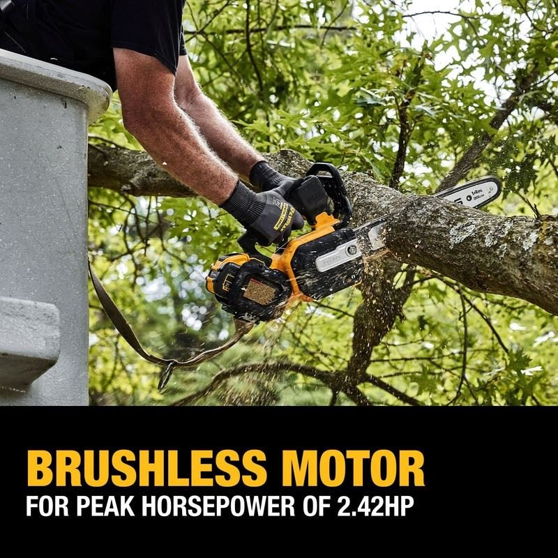 DEWALT DCCS674X2 60V MAX 14 In. Top Handle Chainsaw Kit - Mississauga Hardware Centre Inc