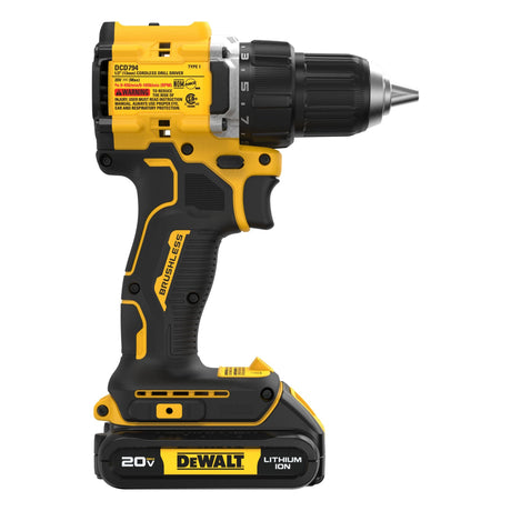 DEWALT DCD794B ATOMIC™ 20V MAX* Brushless Cordless 1/2 in. Drill/Driver (Tool Only) - Mississauga Hardware Centre Inc