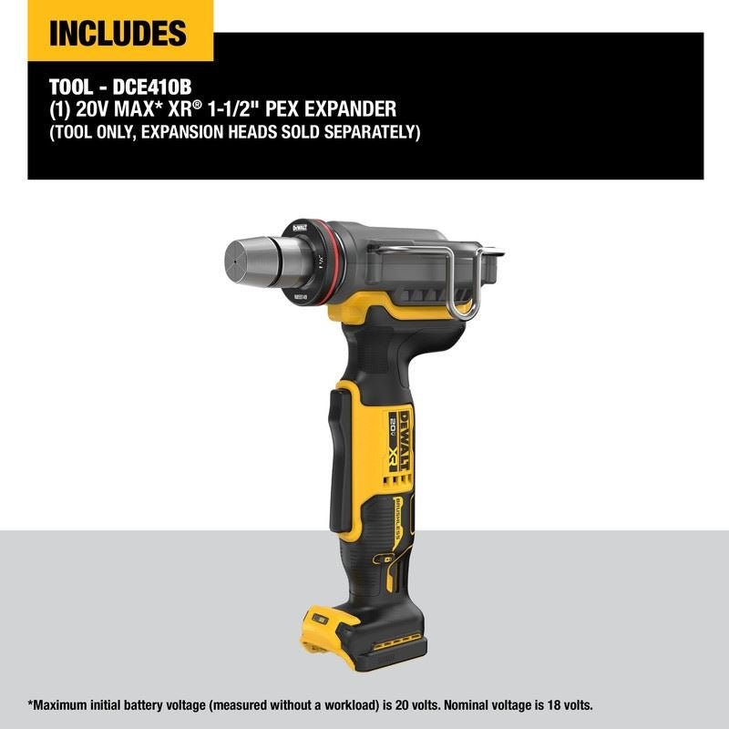 DEWALT DCE410B 20V MAX XR 1 - 1/2" PEX Expander (Bare Tool) - Mississauga Hardware Centre Inc