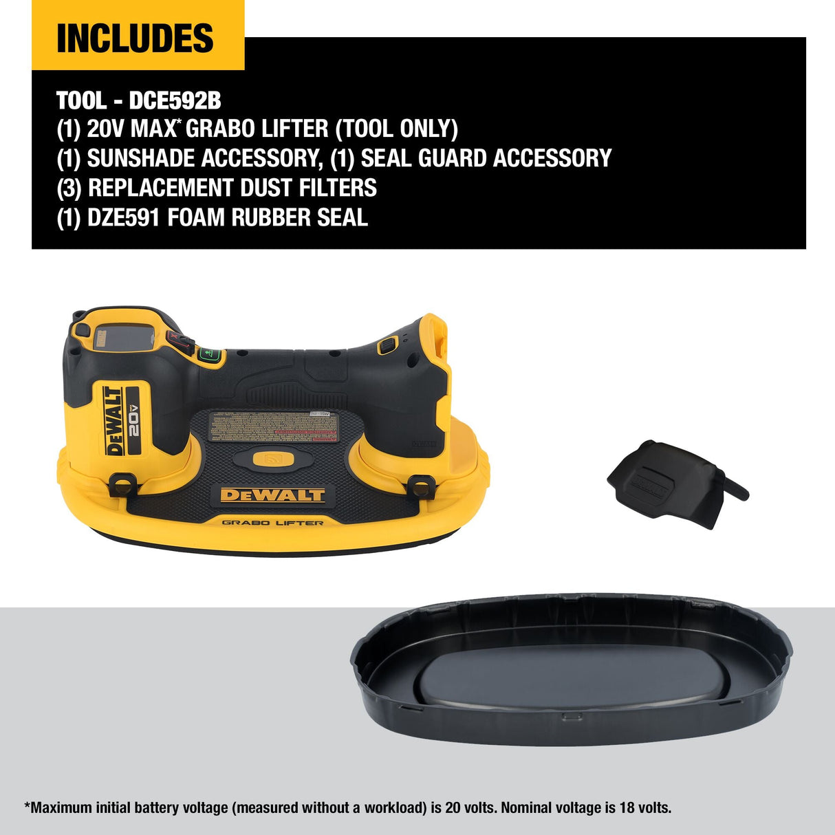 DEWALT DCE592B 20V MAX* GRABO Lifter (Tool Only) - Mississauga Hardware Centre Inc