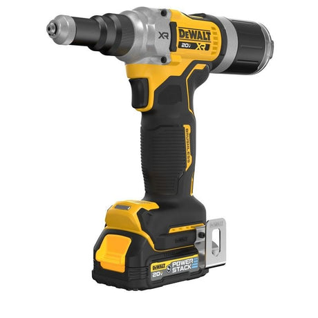 DEWALT DCF414GE2 20V MAX XR BRUSHLESS CORDLESS 1/4in RIVET TOOL KIT WITH DEWALT POWERSTACK - Mississauga Hardware Centre Inc