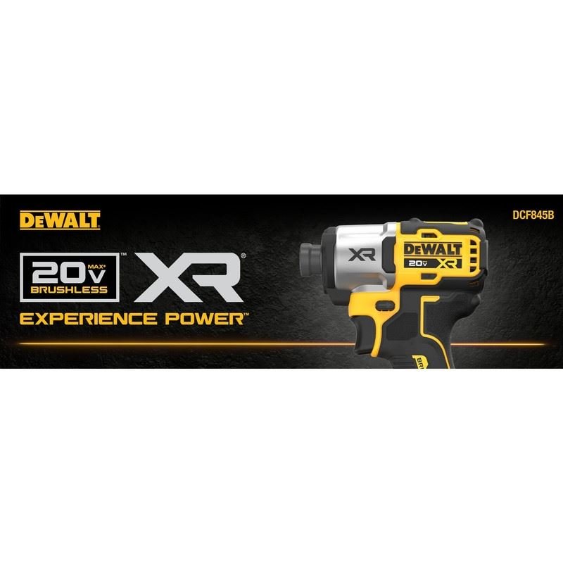 DEWALT DCF845B 20V MAX XR 3 - Speed Impact 1/4 in. Driver (Tool Only) - Mississauga Hardware Centre Inc