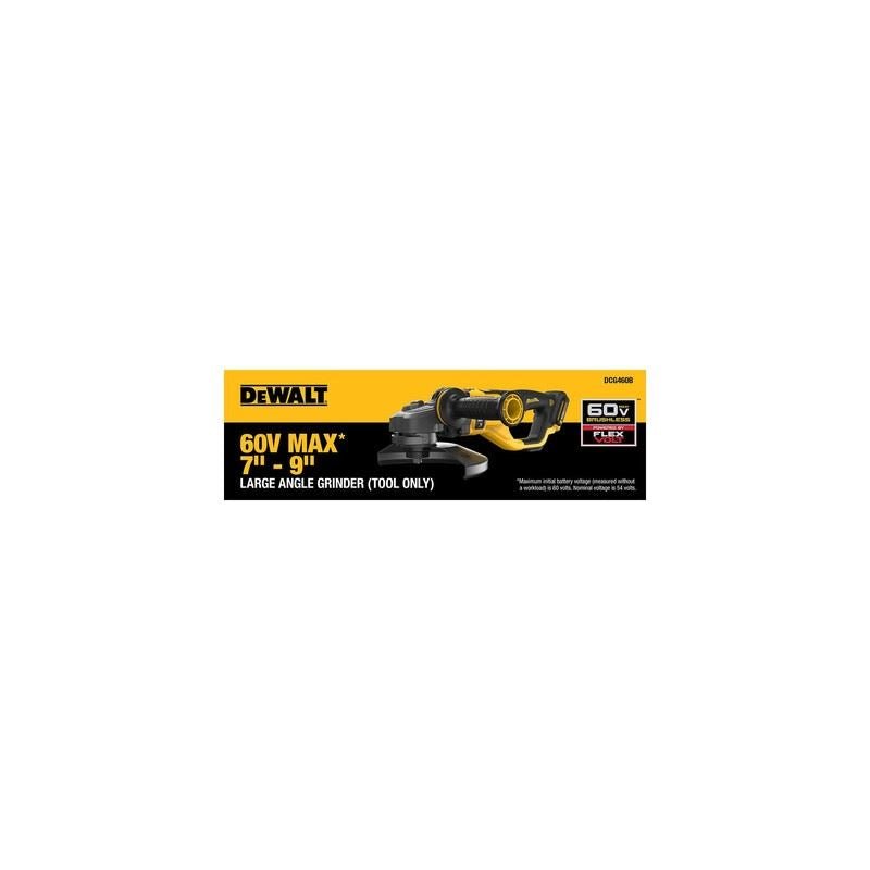 DEWALT DCG460B 60V MAX 7in - 9in Large Angle Grinder - Mississauga Hardware Centre Inc