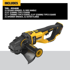 DEWALT DCG460B 60V MAX 7in - 9in Large Angle Grinder - Mississauga Hardware Centre Inc