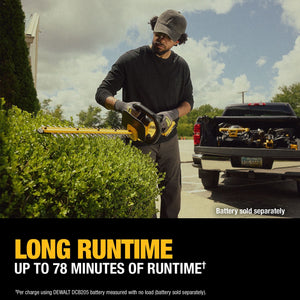 DEWALT DCHT821B 20V MAX* 22 in. Brushless Cordless Hedge Trimmer (Tool Only) - Mississauga Hardware Centre Inc