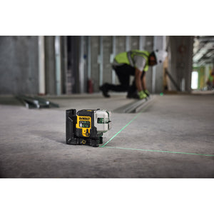 DEWALT DCLE14301GB USB Rechargeable Green 3X180° Line Laser Base Kit - Mississauga Hardware Centre Inc