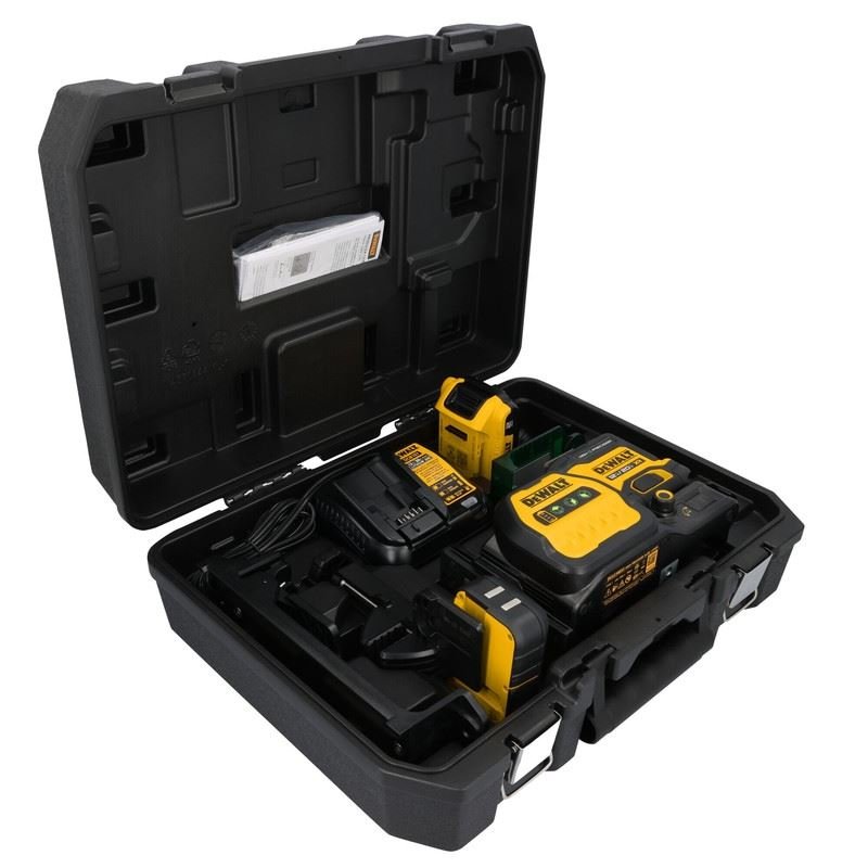 DEWALT DCLE34033D1 20V MAX XR 3 x 360 High Precision Green Laser - Mississauga Hardware Centre Inc