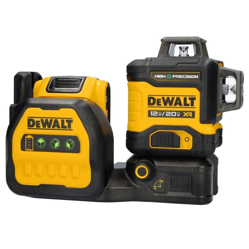 DEWALT DCLE34033D1 20V MAX XR 3 x 360 High Precision Green Laser - Mississauga Hardware Centre Inc