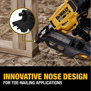 DEWALT DCN930B 20V MAX Brushless Cordless 30 degree Paper Tape Framing Nailer - Bare Tool - Mississauga Hardware Centre Inc