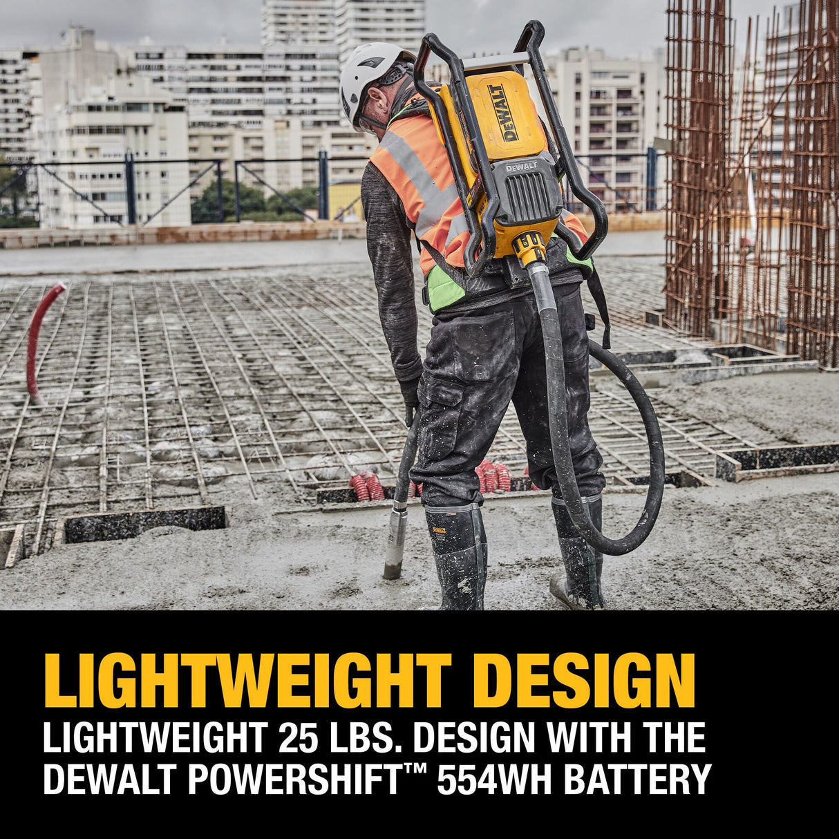 DEWALT DCPS310AG2 POWERSHIFT™ Backpack Vibrator Kit - Mississauga Hardware Centre Inc