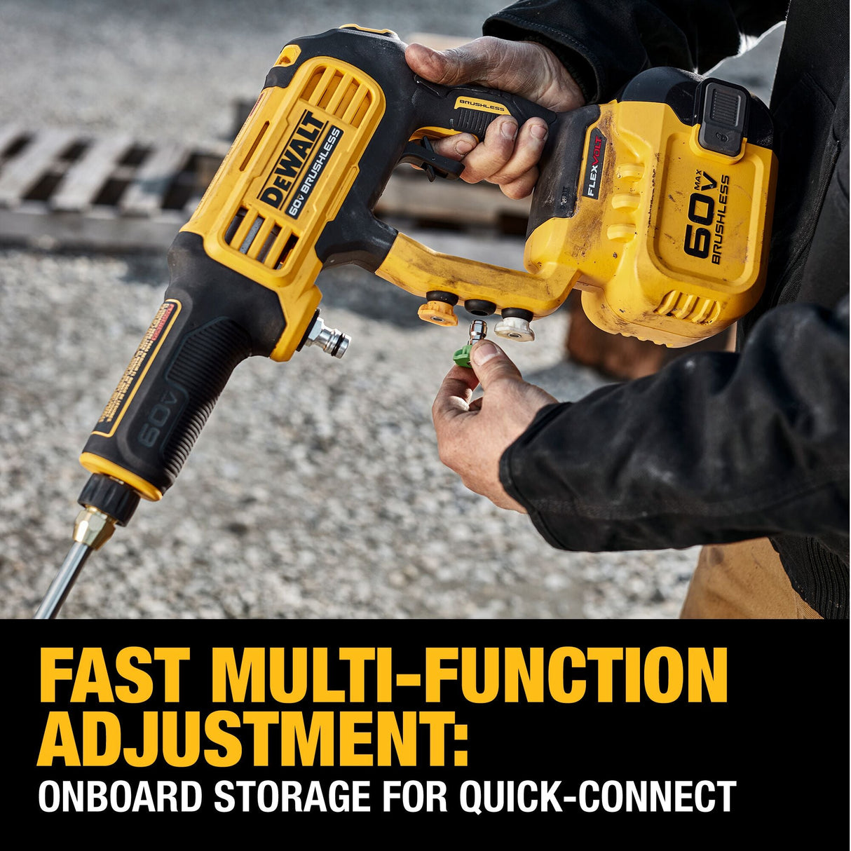 DEWALT DCPW1000X1 60V MAX* 1000 MAX PSI Cordless Power Cleaner Kit - Mississauga Hardware Centre Inc