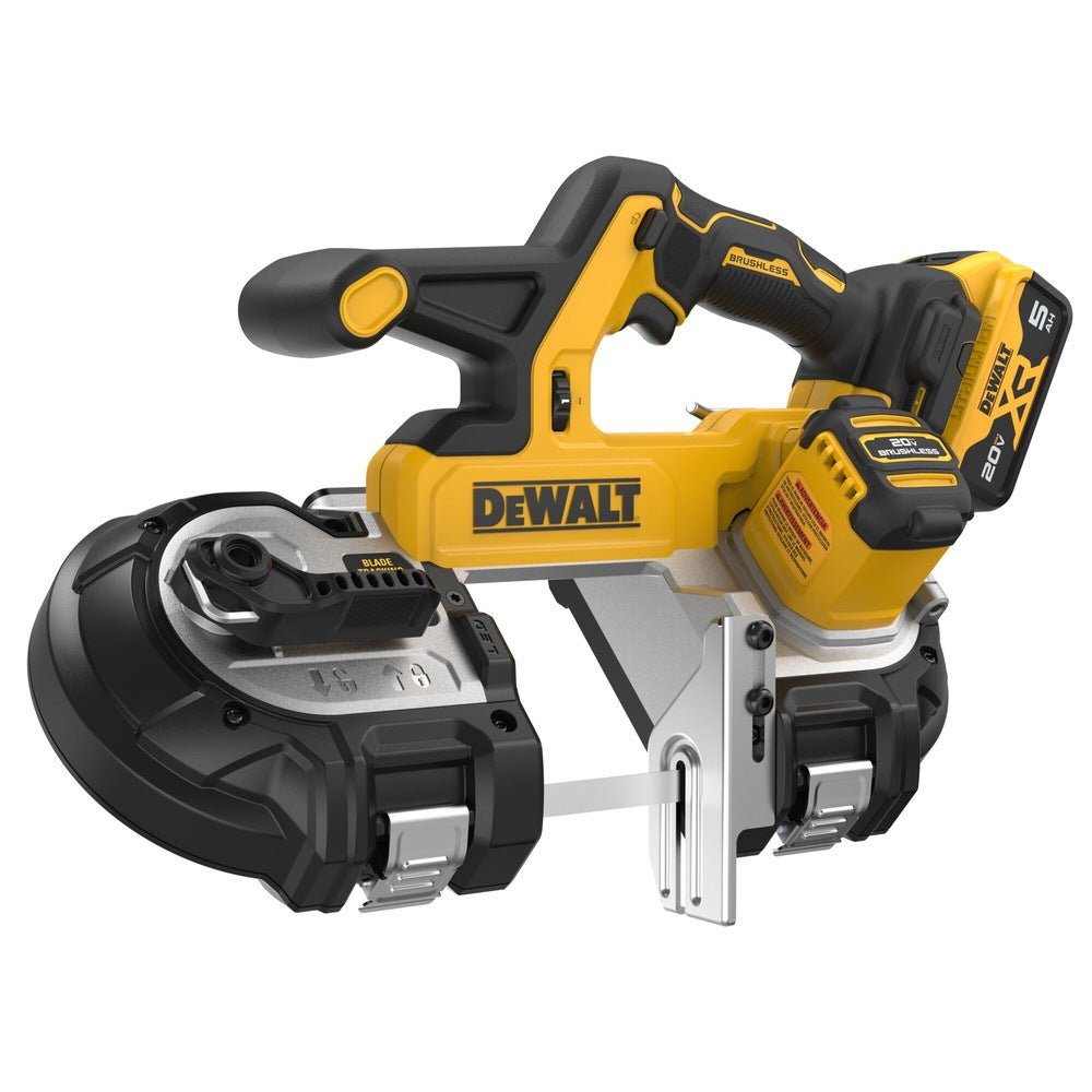 DEWALT DCS378P1 20V MAX Mid - Size Bandsaw (5.0Ah Battery Kit) - Mississauga Hardware Centre Inc