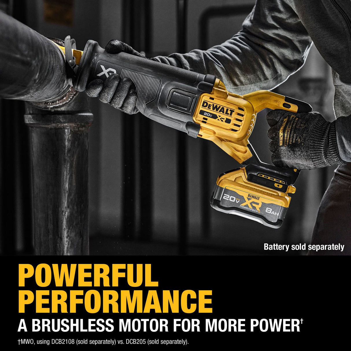 DEWALT DCS384B 20V MAX* XR® Brushless Cordless Reciprocating Saw (Tool Only) - Mississauga Hardware Centre Inc