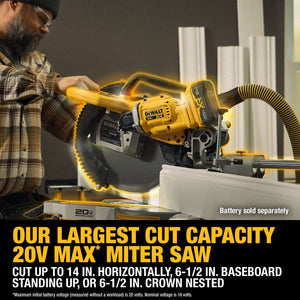 DEWALT DCS785B 20V MAX* XR® 12 in. Double Bevel Sliding Miter Saw (Tool Only) - Mississauga Hardware Centre Inc