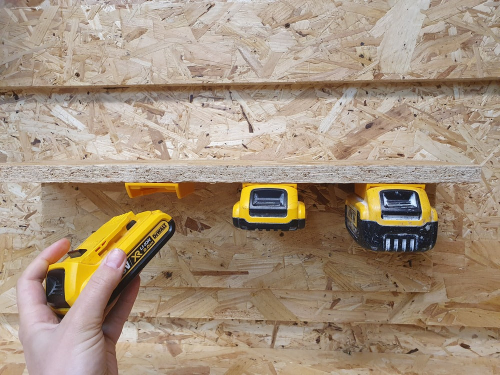 DEWALT BM-DW20-YLW-6 Battery Mounts 20v/60v (6 Pack)