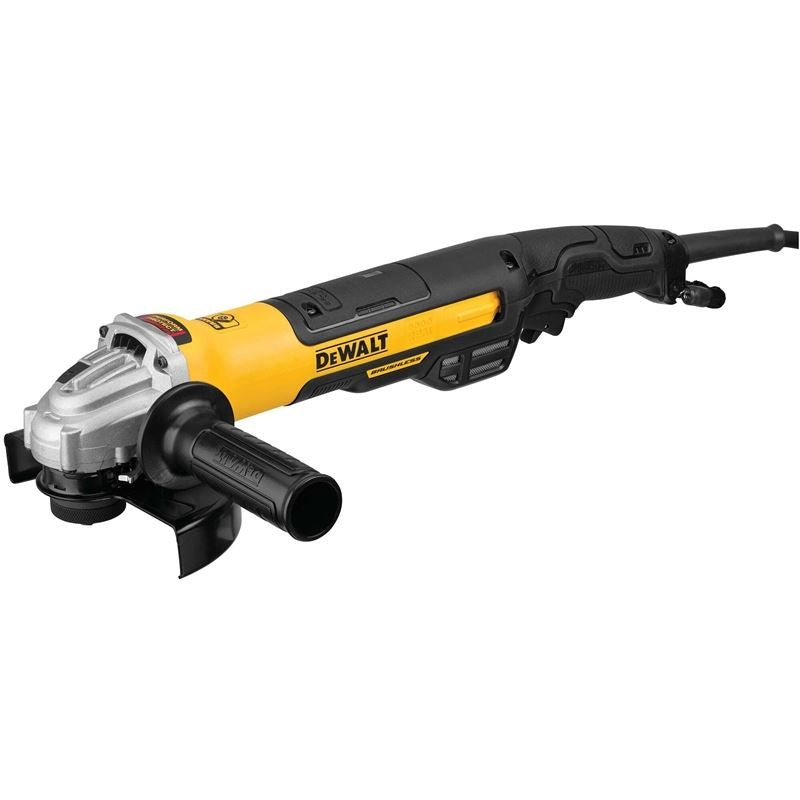 DEWALT | DWE43265N 5 in. / 6 in. Brushless Small Angle Grinder, Rat Tail with Kickback Brake, No Lock - On - Mississauga Hardware Centre Inc