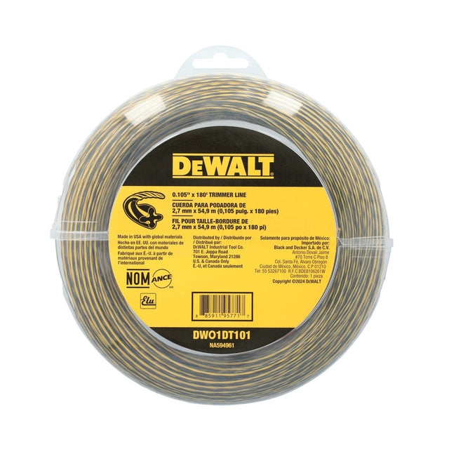 DEWALT DWO1DT101 0.105 in. X 180 ft. Trimmer Line - Mississauga Hardware Centre Inc