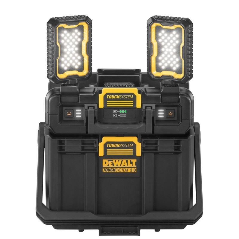 DEWALT DWST08060 TOUGHSYSTEM 2.0 ADJUSTABLE WORK LIGHT WITH STORAGE - Mississauga Hardware Centre Inc