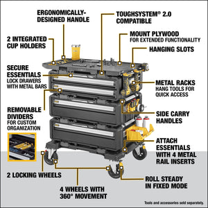 DEWALT DWST60510 TOUGHSYSTEM® 2.0 DXL™ 5 - in - 1 Modular Workstation - Mississauga Hardware Centre Inc