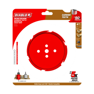 Diablo Demo Demon® Carbide Teeth Rough-In Hole Saws