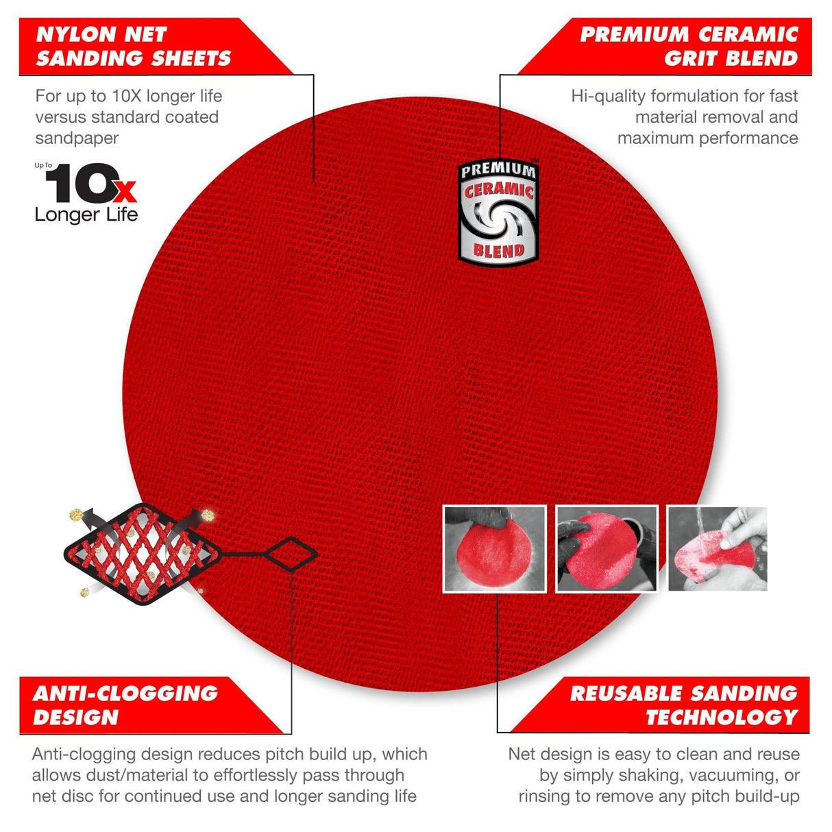 Diablo 9" SandNET™ Sanding Discs for Drywall - 25 Pack - Mississauga Hardware Centre Inc