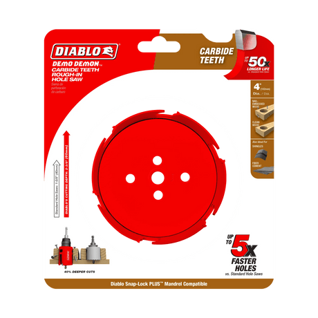 Diablo Demo Demon® Carbide Teeth Rough - In Hole Saws - Mississauga Hardware Centre Inc