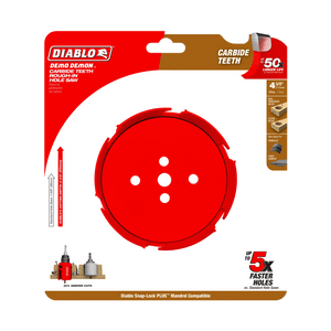 Diablo Demo Demon® Carbide Teeth Rough - In Hole Saws - Mississauga Hardware Centre Inc