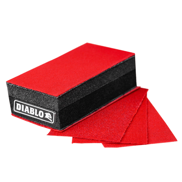 DIABLO DFB234DUOH01G 2 - 3/4" x 5" Reusable Hand Sanding Block - Mississauga Hardware Centre Inc