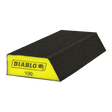 DIABLO DFBANGBFIN01G 8" x 3" x 1" 100 - Grit Extended Corner Contact Sanding Sponge - Mississauga Hardware Centre Inc