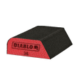 DIABLO DFBCOMBCRS01G 4" x 2 - 1/2" x 1" 36 - Grit Dual - Edge Sanding Sponge - Mississauga Hardware Centre Inc