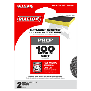 DIABLO DFPFLEXFIN02G 100 - Grit ULTRAflex™ Sanding Sponges (2 - pc) - Mississauga Hardware Centre Inc