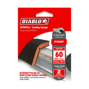 DIABLO DFPFLEXMED02G 60 - Grit ULTRAflex™ Sanding Sponges (2 - pc) - Mississauga Hardware Centre Inc