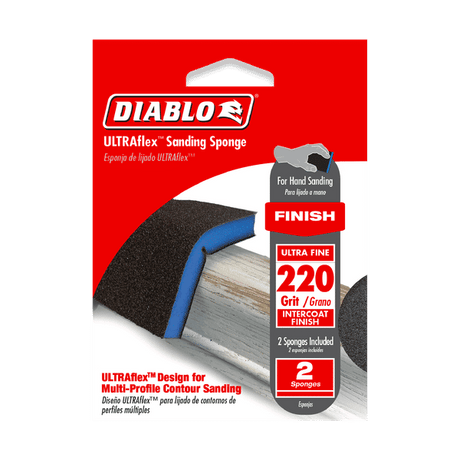 DIABLO DFPFLEXMFN02G 220 - Grit ULTRAflex™ Sanding Sponges (2 - pc) - Mississauga Hardware Centre Inc