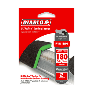 DIABLO DFPFLEXUFN02G 5" x 4" 180 - Grit ULTRAflex™ Sanding Sponges (2 - pc) - Mississauga Hardware Centre Inc