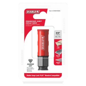 DIABLO DHS0750DG 3/4" Diamond Grit Hole Saw - Mississauga Hardware Centre Inc