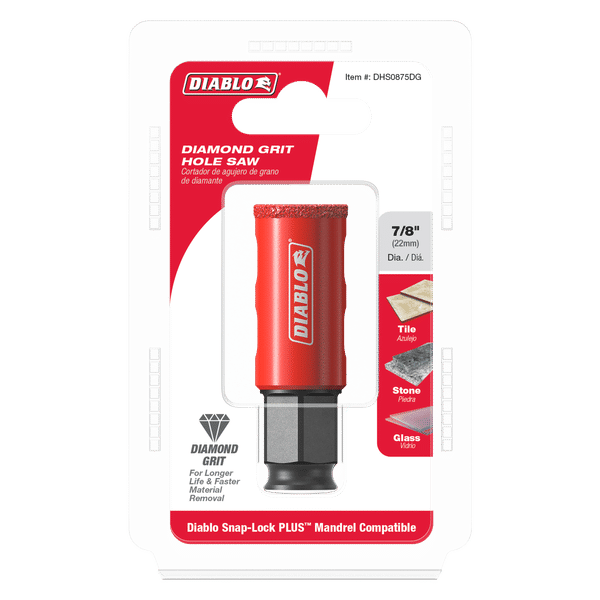 DIABLO DHS0875DG 7/8" Diamond - Grit Hole Saw - Mississauga Hardware Centre Inc