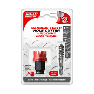 DIABLO DHS1125CF 1 - 1/8" Steel Demon™ Carbide Teeth Hole Cutter - Mississauga Hardware Centre Inc
