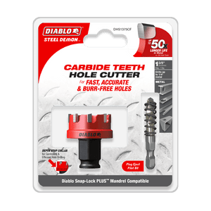 DIABLO DHS1375CF 1 - 3/8" Steel Demon™ Carbide Teeth Hole Cutter - Mississauga Hardware Centre Inc
