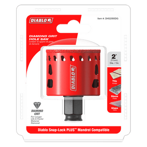 DIABLO DHS2000DG 2" Diamond - Grit Hole Saw for Tile, Stone and Glass - Mississauga Hardware Centre Inc