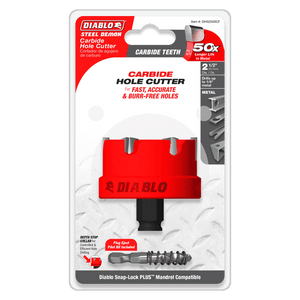 DIABLO DHS2500CF 2 - 1/2" Steel Demon™ Carbide Teeth Hole Cutter - Mississauga Hardware Centre Inc