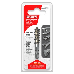 Diablo DHS2BITCB Steel Demon™ Carbide Teeth Hole Cutter Plug Eject Pilot Bit - Mississauga Hardware Centre Inc