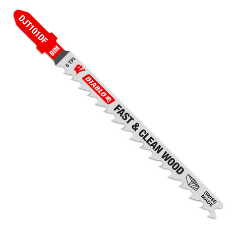 DIABLO DJT101DF5 4" 6TPI Bi - Metal Jig Saw Blades for Wood (5 - pk) - Mississauga Hardware Centre Inc