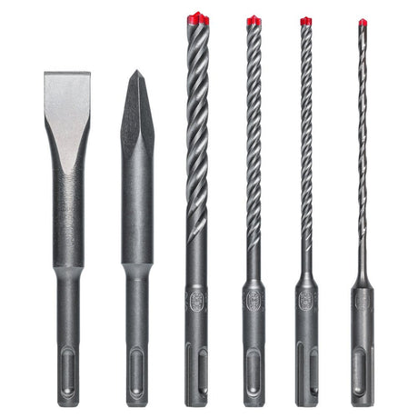 Diablo DMAPL9930 - S6 6pc SDS - Plus Rebar Demon™ 4 - Cutter Full Carbide Head Hammer Drill Bit & Chisel Set (6 - Piece) - Mississauga Hardware Centre Inc