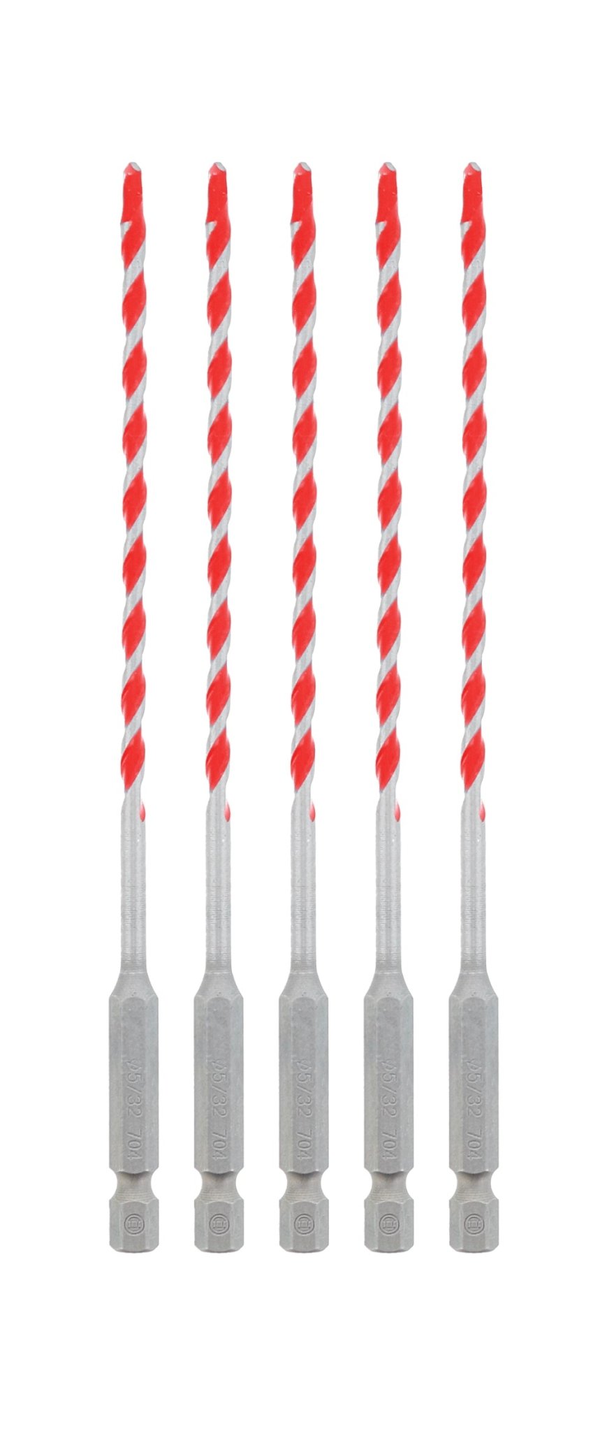 Diablo DMARG1020 - P5 5/32" x 3" x 6" SPEEDemon™ Red Granite Carbide - Tipped Hammer Drill Bits (5 - Pack) - Mississauga Hardware Centre Inc